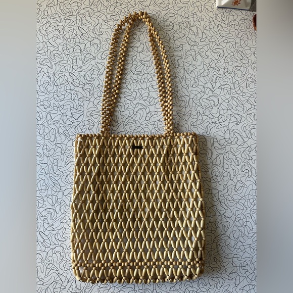 Billabong Handbags - Billabong wood beaded purse